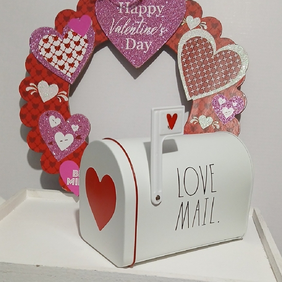 Rae Dunn Other - Rae Dunn White Mailbox with Red Heart NWT